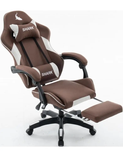 כיסא משחקים - דגם Shark - חום