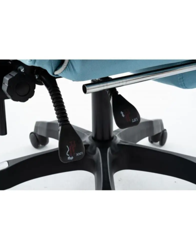 כיסא משחקים - דגם Shark - תכלת