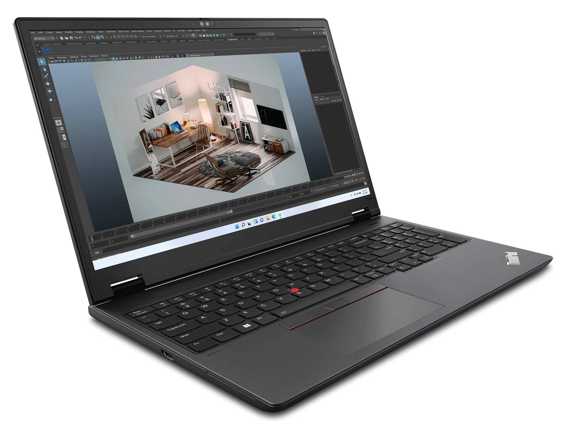 מחשב נייד LENOVO P16v Ultra 7 155H | 32GB | 1TB | NVIDIA® RTX 2000 | 21KX001AIV