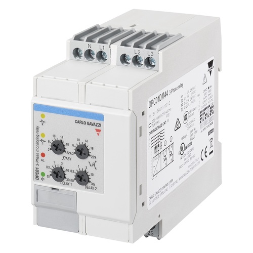 DPC01 PPC01 בקר מתח 3 פאזות, מתח וסדר פאזות.