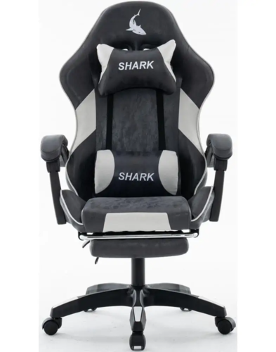 כיסא משחקים - דגם Shark - שחור