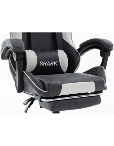 כיסא משחקים - דגם Shark - שחור