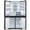 מקרר 4 דלתות 611 ליטר Sharp SJ-8841-WH זכוכית לבנה שארפ