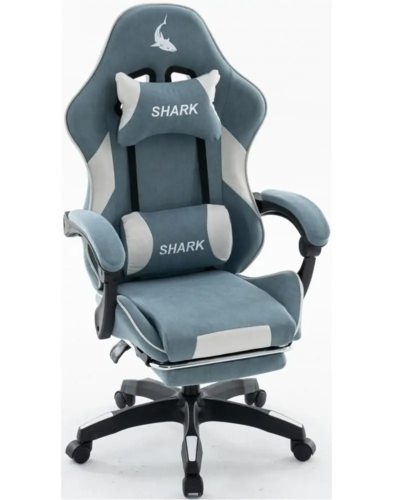 כיסא משחקים - דגם Shark - כחול