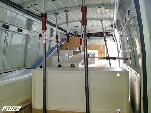 מוט הרמה אורך 155-300 ס''מ משקל מקסימלי 300 ק