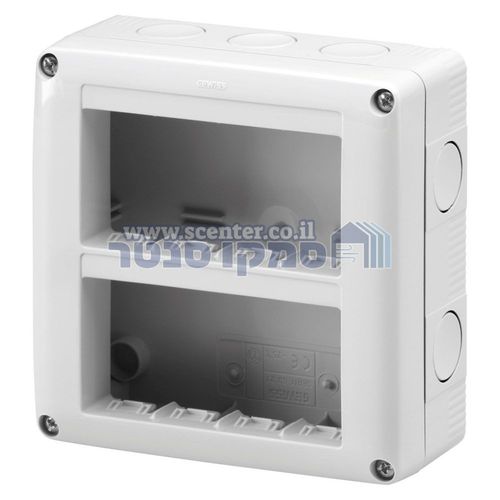 קופסה להתקנה על הטיח 8 מודול Gewiss System Combi