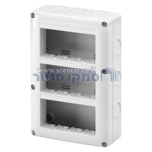 קופסה להתקנה על הטיח 12 מודול Gewiss System Combi