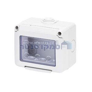 קופסה מוגנת מים להתקנה על הטיח 2 מודול Gewiss System Combi