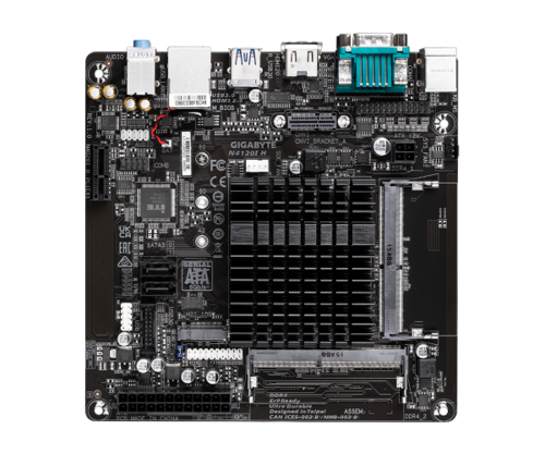 לוח עם מעבד Gigabyte N4120I H Mini-ITX With Intel Celleron N4120