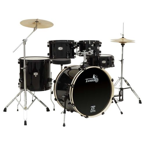 מערכת תופים 5 חלקים סט שלם  Tamburo T5R22DARK