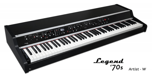 פסנתר במה מקצועי 88 קלידים שקולים מעץ LEGEND ’70s Artist-W Basic מבית VISCOUNT