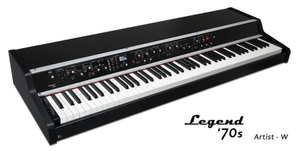 פסנתר במה מקצועי 88 קלידים שקולים מעץ LEGEND ’70s Artist-W EX מבית VISCOUNT