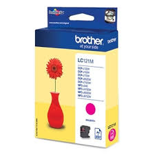 ראש דיו מקורי אדום / מגנטה  Brother LC121M 