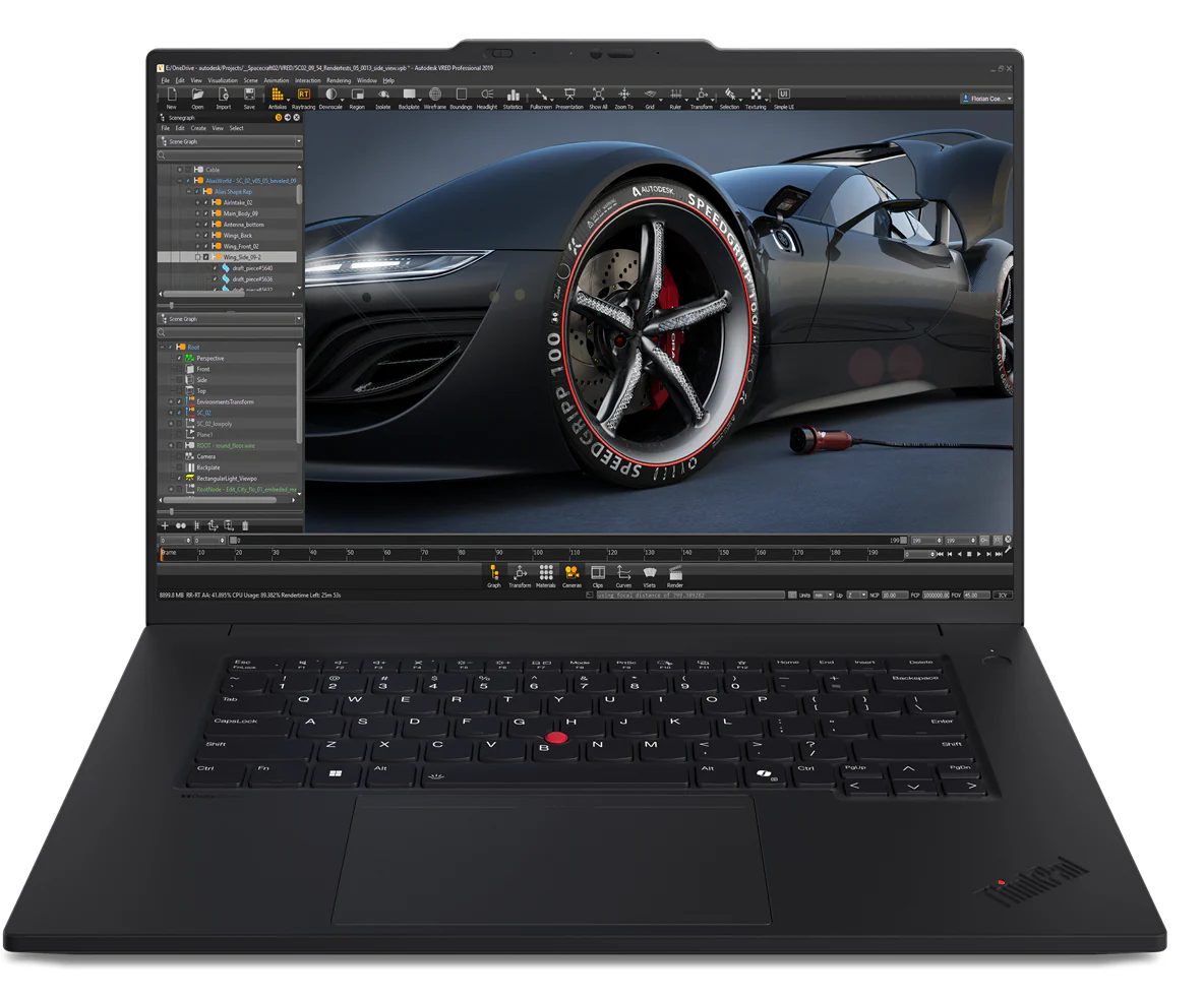 מחשב נייד LENOVO P1 G7 Ultra 7 155H | 32GB | 1TB | RTX 2000 8GB | W1 21KV001QIV