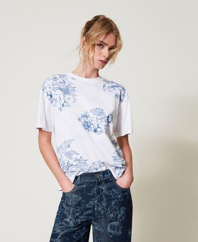 MYFO t-shirt with a floral print