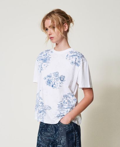 MYFO t-shirt with a floral print