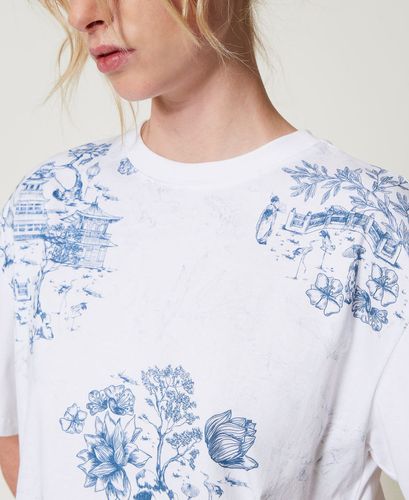 MYFO t-shirt with a floral print