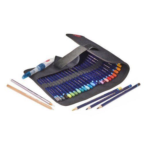 קלמר מתגלגל ל-24 עפרונות+ אביזרים PENCIL WRAP ( שחור)