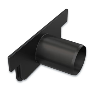 כיסוי קדמי לתעלת ניקוז חוץ נמוכה עם כניסה Plasson DN40