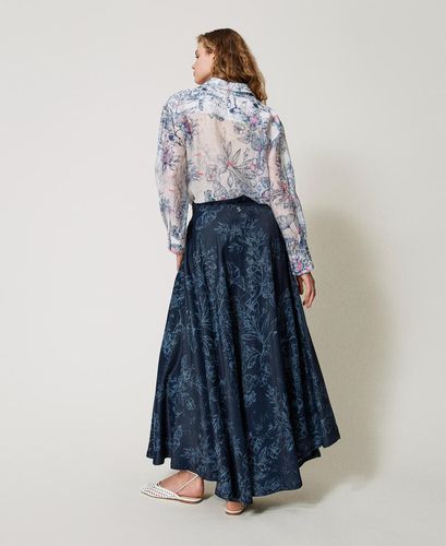 MYFO floral organza shirt
