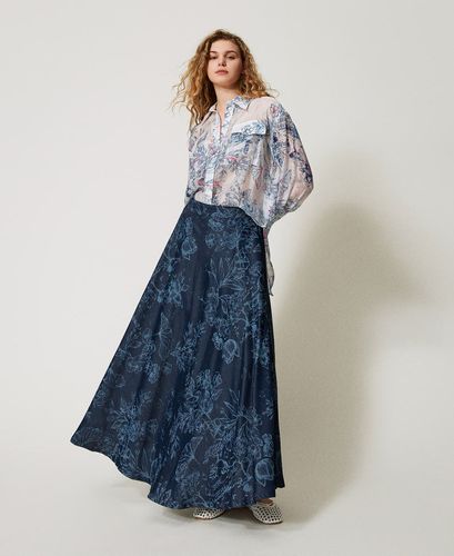 MYFO floral organza shirt