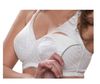 חזיית הנקה מכותנה למידות גדולות Monica M8487-צבע לבן-מידה-70-F
