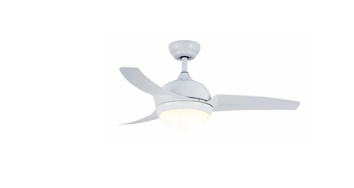 מאוורר תקרה "CCT 25W PARISLED 42 עם שלט-לבן