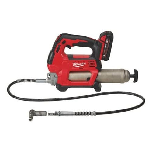 אקדח גריז נטען MILWAUKEE M18GG | לחץ עבודה 690 בר | אטלס טולס