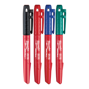סט 4 מרקרים צבעוניים דקים INKZALL – MILWAUKEE 48223106