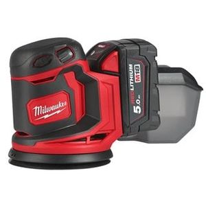 מלטשת אקסצנטרית נטענת 5″ (125 מ״מ) גוף בלבד – MILWAUKEE BOS125-0 M18