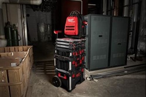 תיק גב PACKOUT מודולרי MILWAUKEE | ארגון מושלם לכל הכלים | אטלס טולס