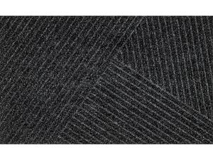 מפתן לדלת פסים 45X75 אפור כהה DUNE STRIPES