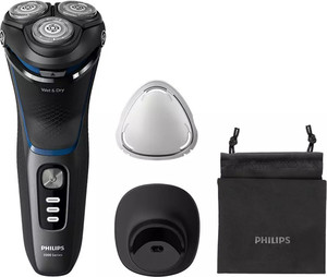 מכונת גילוח נטענת רטוב/יבש Philips דגם Shaver 3000 Series S3344/13