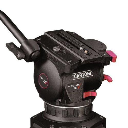 קיט חצובה וראש וידאו Cartoni Focus 10 Stabilo Carbon System 
