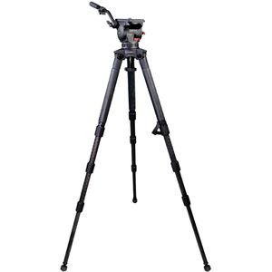 קיט חצובה וראש וידאו Cartoni Focus 12 Stabilo Carbon System