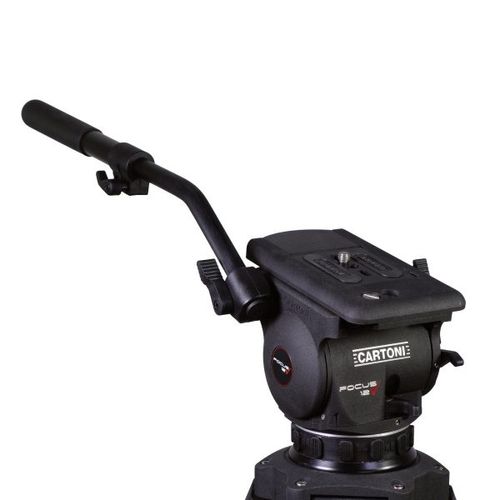 קיט חצובה וראש וידאו Cartoni Focus 12 Stabilo Carbon System