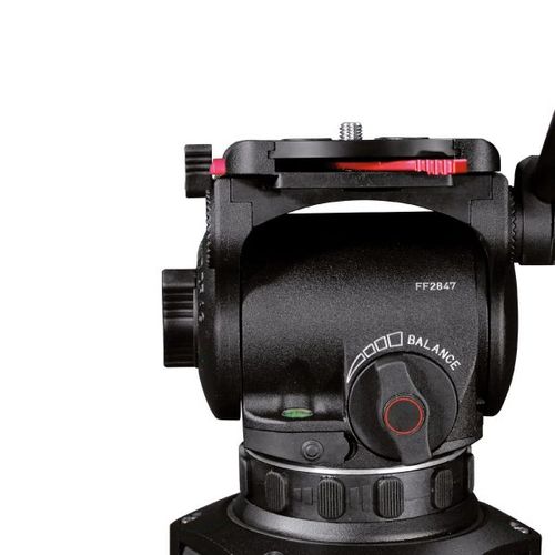 קיט חצובה וראש וידאו Cartoni Focus 12 Stabilo Carbon System