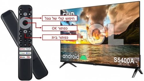טלוויזיה חכמה TCL 40 Inch FHD Smart TV - 40S5400A