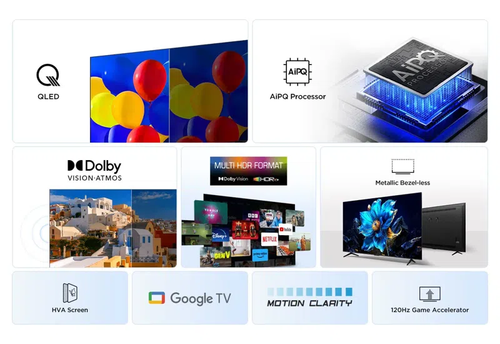 טלוויזיה חכמה TCL 43 Inch Smart P7K-QLED
