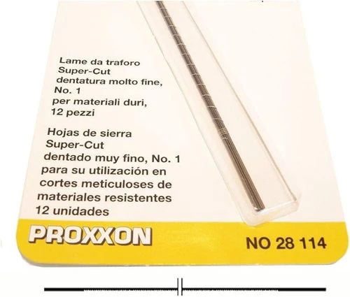 סט מסוריות למסור נימה ללא פינים 50TPI - פרוקסון PROXXON