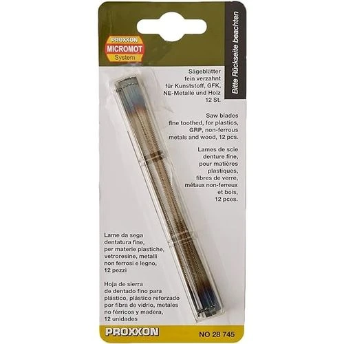 סט מסוריות למסור נימה עם פינים 25TPI - פרוקסון PROXXON