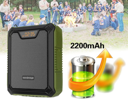 חגורת הגברה ניידת 25W נגד מים WinBridge M900