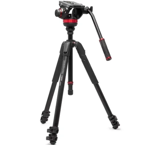 קיט חצובה 055 וראש וידאו Manfrotto 502