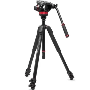 קיט חצובה 055 וראש וידאו Manfrotto 502