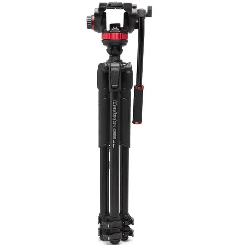 קיט חצובה 055 וראש וידאו Manfrotto 502
