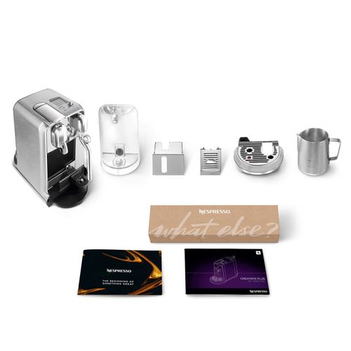 מכונת קפה נספרסו NESPRESSO Creatista Plus בצבע פלדת אלחלד