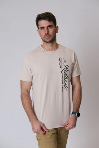 Cotton print 25 T-shirt Beige