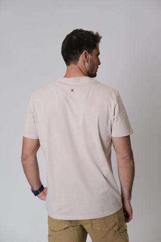 Cotton print 25 T-shirt Beige