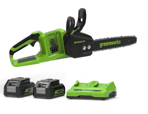 מסור שרשרת נטען GREENWORKS דגם 99730 עם להב 