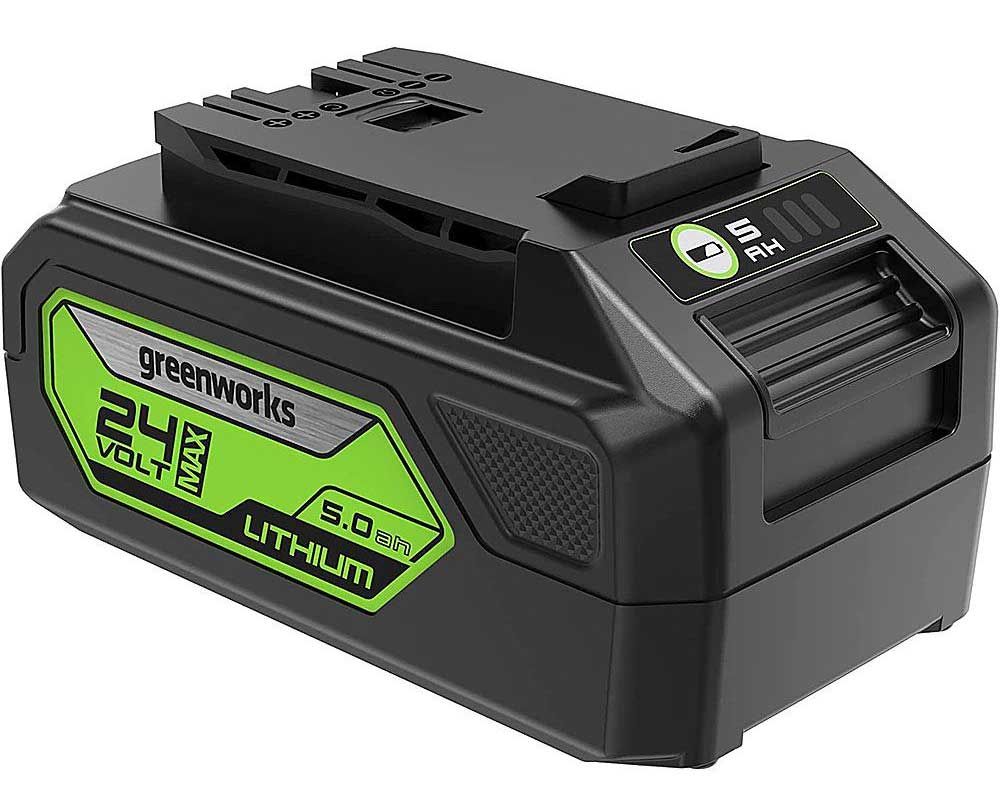 סוללת ליתיום 5 אמפר חשמלי + יציאת USB גוף בלבד - 24V דגם 99588-1 GREENWORKS